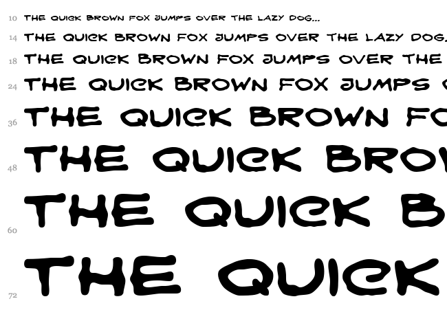 Nikad Robom font waterfall